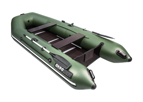 AKVA 3200 SK zelenyj (3) Лодка ПВХ АКВА 3200 СК зеленый