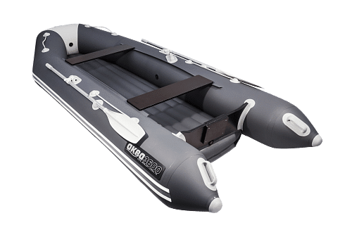 AKVA 3600 NDND Grafit svetlo-seryj (3) Лодка ПВХ АКВА 3600 НДНД Графит/светло-серый