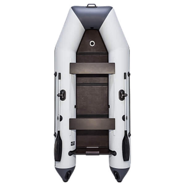 AKVA 3200 Slan'-knizhka kil' cvetlo-seryj grafit 123 Лодка_ПВХ_АКВА 3200 Слань-книжка киль cветло-серый/графит