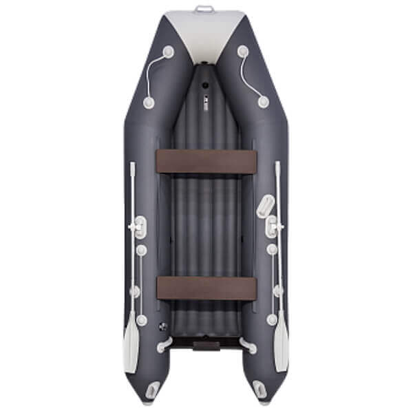 AKVA 3400 NDND Grafit svetlo-seryj 123 Лодка _ПВХ_АКВА 3400 НДНД Графит/светло-серый