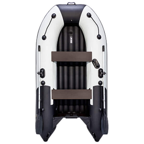 Riv'era Kompakt 2900 NDND Kombi svetlo-seryj, chernyj (4) 123 Лодка ПВХ Ривьера Компакт 2900 НДНД "Комби" светло-серый/черный