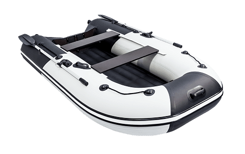 Riv'era Kompakt 2900 NDND Kombi svetlo-seryj, chernyj (6) Лодка ПВХ Ривьера Компакт 2900 НДНД "Комби" светло-серый/черный