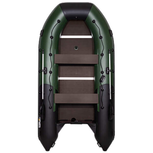 Riv'era Maksima 3800 SK Kombi chernyj, zelenyj (6) 123 Лодка ПВХ Ривьера Максима 3800 СК "Комби" черный/зеленый