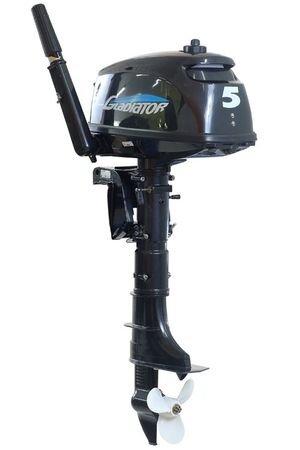 Lodochnyj motor GLADIATOR G5 FHS (5 l. s.) 2-h taktnyj motorlodki.by Лодочный мотор "GLADIATOR" G5 FHS (5 л. с.) 2-х тактный motorlodki.by