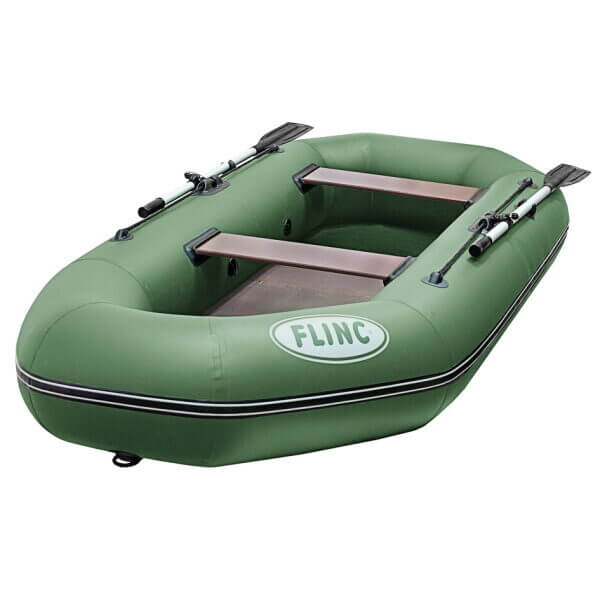 Лодка ПВХ Флинк Flinc 260 L (зеленый, серый) motorlodki.by