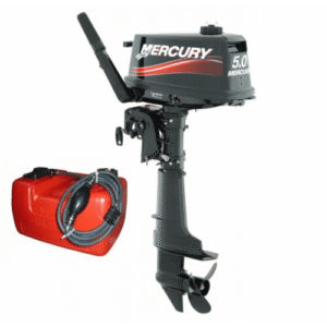 Лодочный мотор Меркури Mercury ME 5 M + Бак QuickSilver 12л. (2-х тактный) motorlodki.by