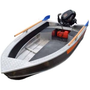 Алюминиевая лодка Вельбот 37изи Wellboat-37 easy motorlodki.by