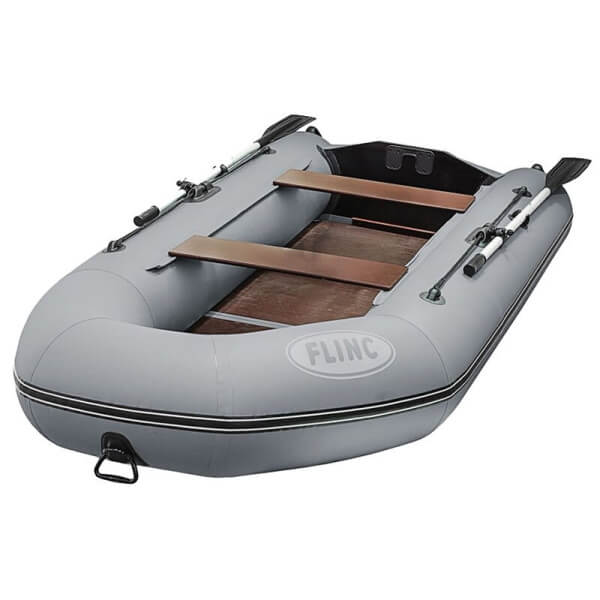 Лодка ПВХ Flinc FT290L 2 600-600 Лодка ПВХ Флинк Flinc FT290L зеленый серый