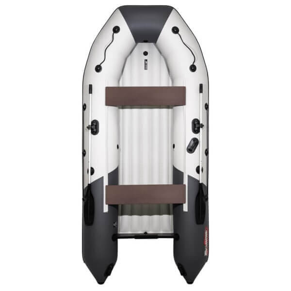 Лодка ПВХ Таймень NX 3600 НДНД PRO Светло серый графит