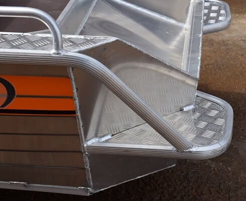 Алюминиевая лодка Wellboat-42 NexT консоль 2 Алюминиевая лодка Вельбот 42 нэкст Wellboat-42 NexT консоль