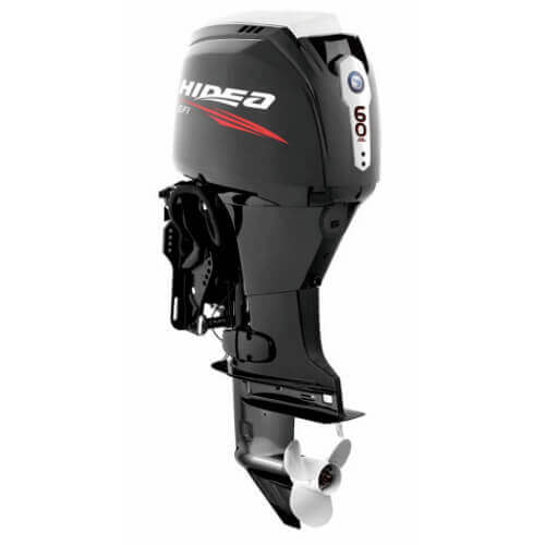 Лодочный моторы Hidea Хайди HD EF60 FEL-T инжектор. эл.запуск. Д-У. гидроподъем 4-х тактный