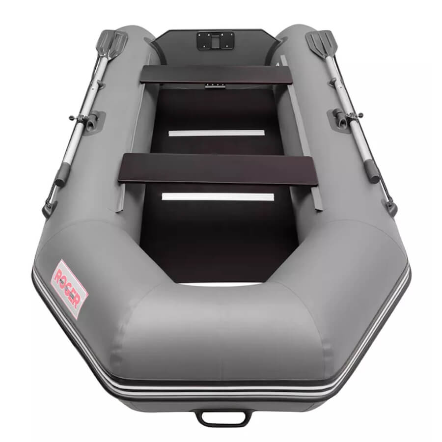 Лодка ПВХ Roger Standart-M 2800 Киль+Пол (Серая)_5