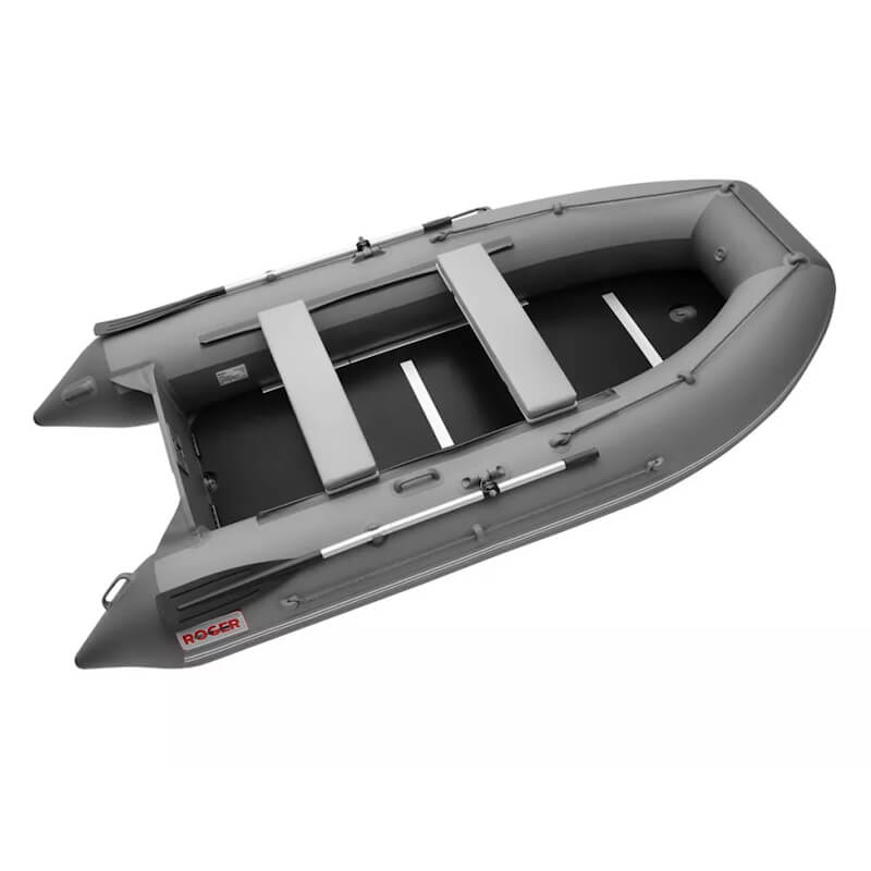Моторная лодка ПВХ Hunter Keel 3000 (Серый-Графит) Лодка ПВХ Roger Hunter Keel 3000 Серый-Графит