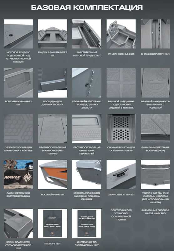 Полипропиленовая лодка Navix R43_55 Полипропиленовая лодка Navix R43