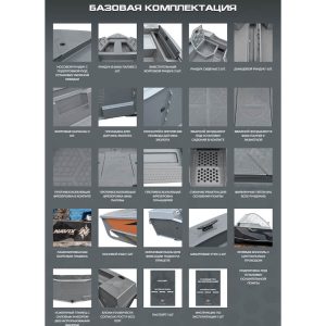 Полипропиленовая лодка Navix С43 консоль