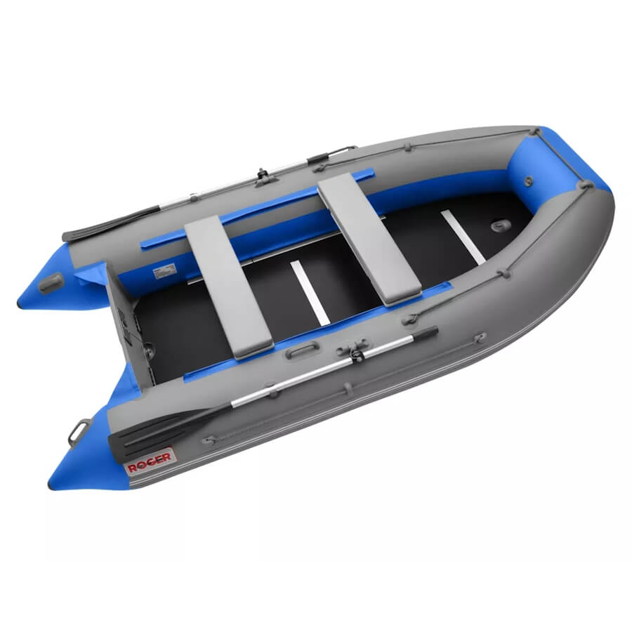 Roger Hunter Keel 3500 (Серый-Синий) Лодка ПВХ Roger Hunter Keel 3500 Серый-Синий
